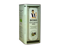 BIONIS Estia, Premium organic extra virgin Olive Oil, 5 Ltr. Tin