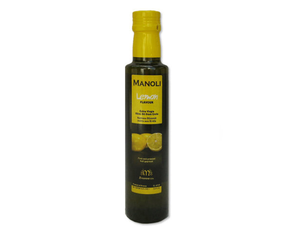 MANOLI, natives Olivenöl extra mit Zitrone, 250ml